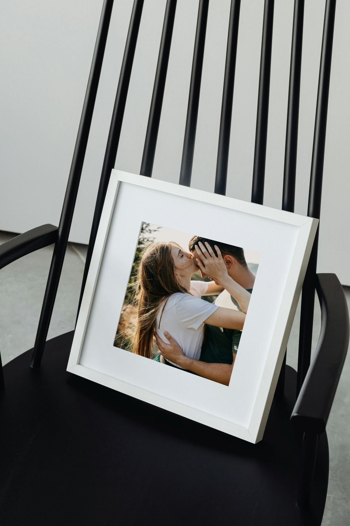 Yapışkanlı Sök Tak Kare Çerçeve Beyaz (3 ADET) Fotoğrafsız